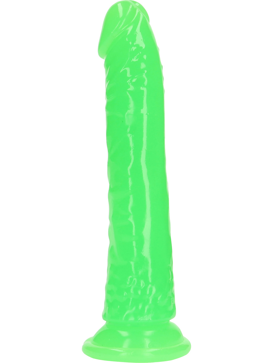 RealRock: Glow in the Dark Realistic Dildo, 18 cm, grön |  | Intimast