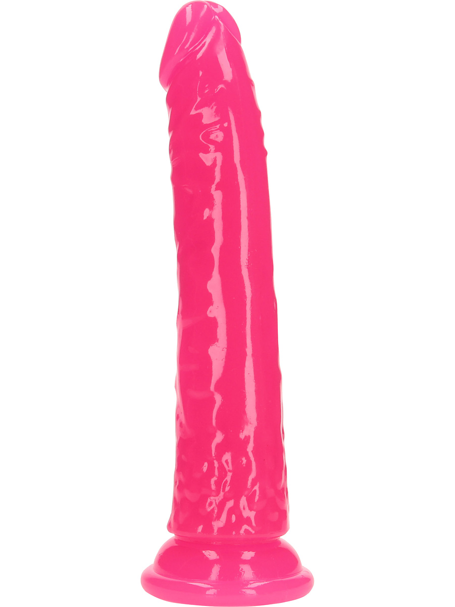 RealRock: Glow in the Dark Realistic Dildo, 20 cm, rosa |  | Intimast