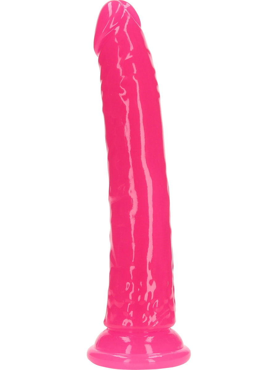 RealRock: Glow in the Dark Realistic Dildo, 22.5 cm, rosa |  | Intimast