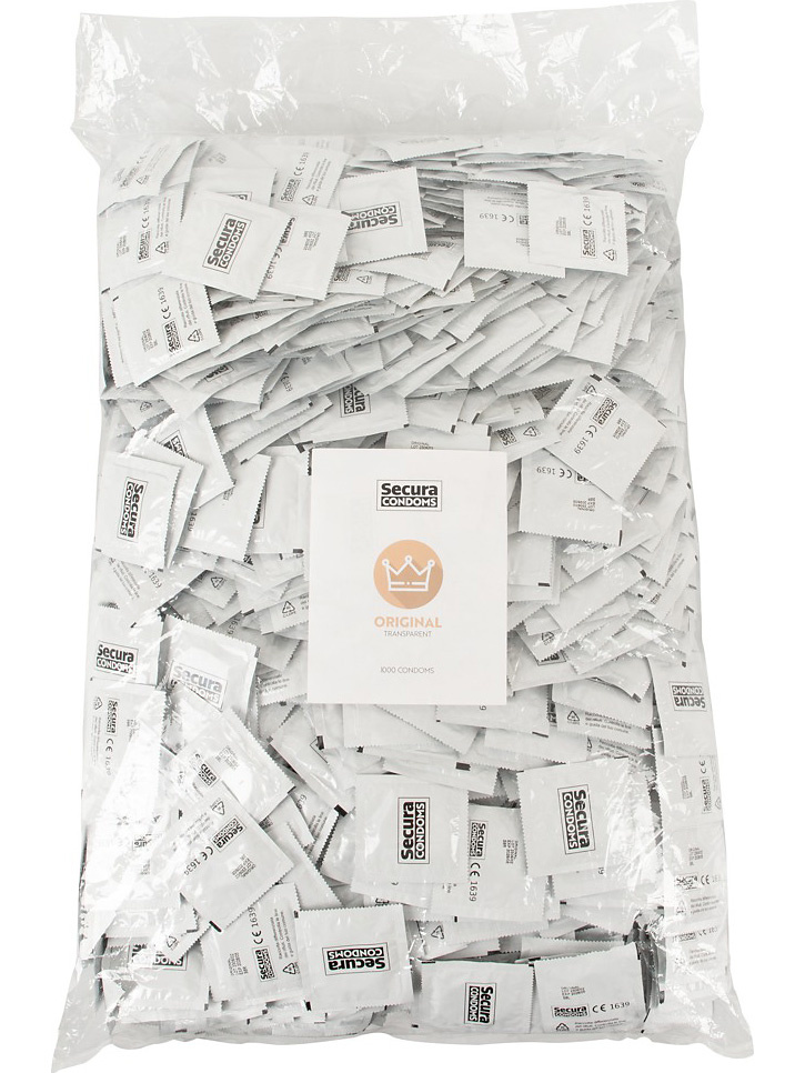 Secura: Original, Kondomer, 1000-pack