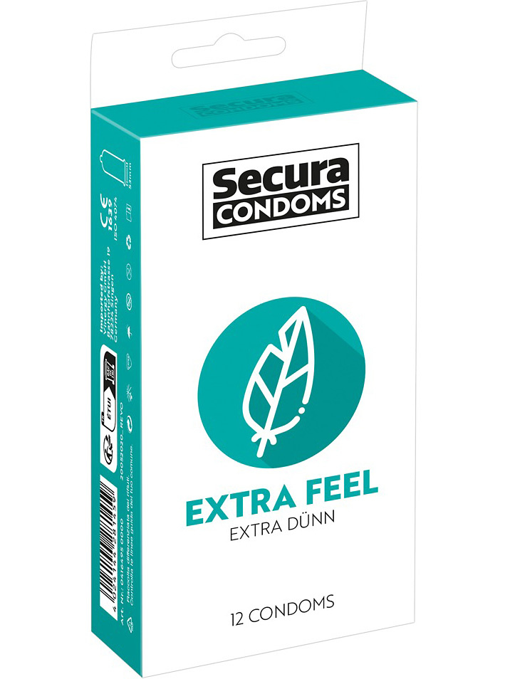Secura: Extra Feel, Kondomer, 12-pack |  | Intimast