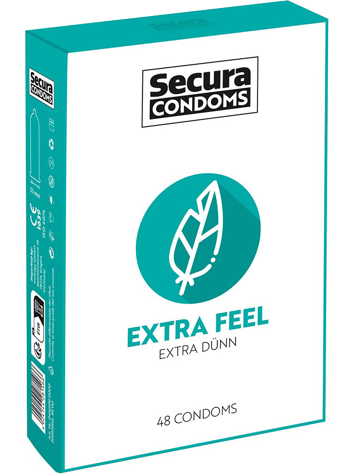 Secura: Extra Feel, Kondomer, 48-pack |  | Intimast