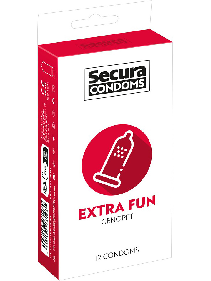 Secura: Extra Fun, Kondomer, 12-pack |  | Intimast