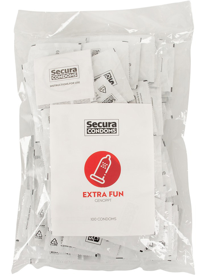 Secura: Extra Fun, Kondomer, 100-pack |  | Intimast