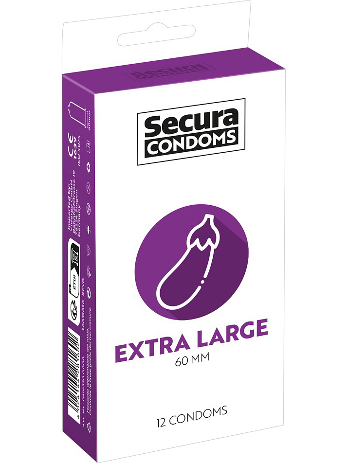 Secura: Extra Large, Kondomer, 12-pack |  | Intimast