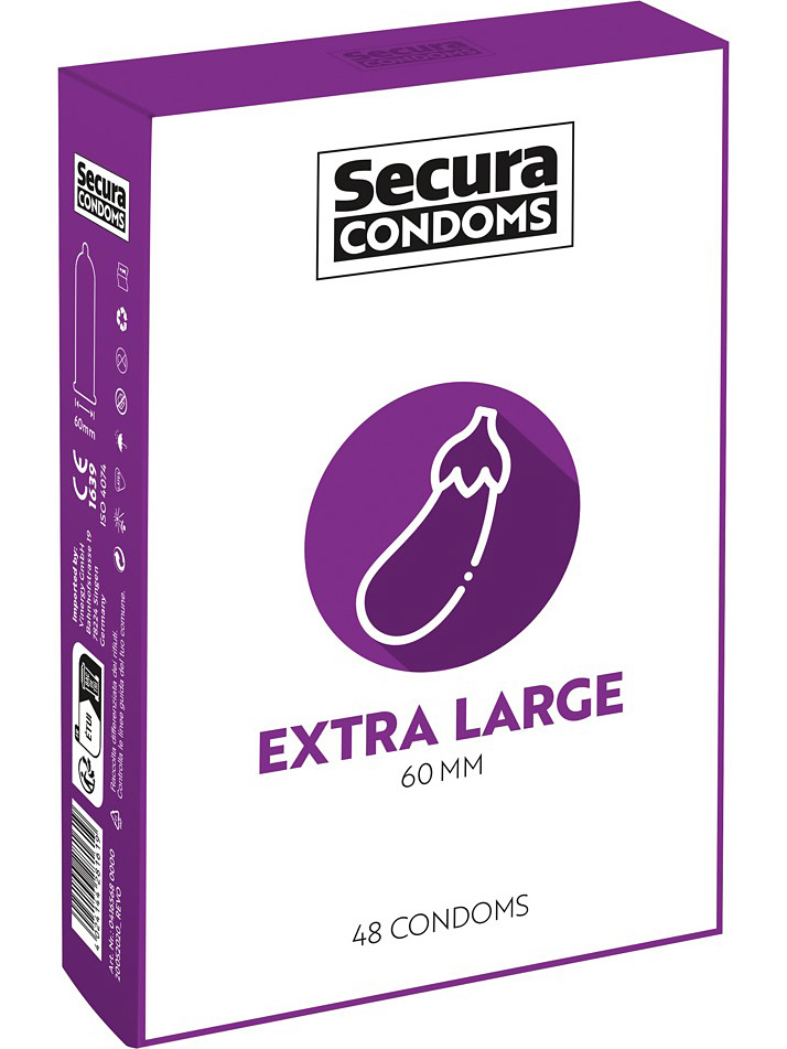Secura: Extra Large, Kondomer, 48-pack |  | Intimast