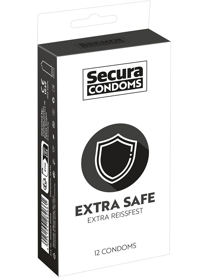 Secura: Extra Safe, Kondomer, 12-pack |  | Intimast