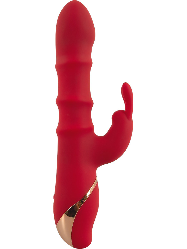You2Toys: Rabbit Vibrator with 3 Moving Rings |  | Intimast