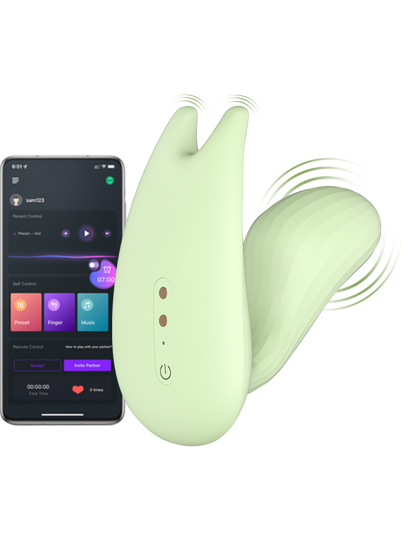 Magic Motion: Umi, Smart Wearable Dual Motor Vibrator, grön