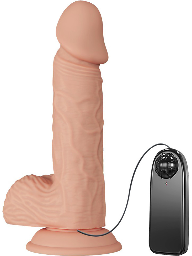 Beautiful Catoblepas: Glide & Slide-Skin Vibrating Dildo, 21 cm |  | Intimast