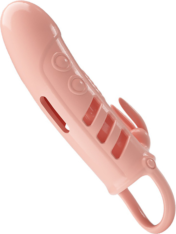 Pretty Love: Sloane, Penis Sleeve Rabbit Vibrator, hudfärgad |  | Intimast