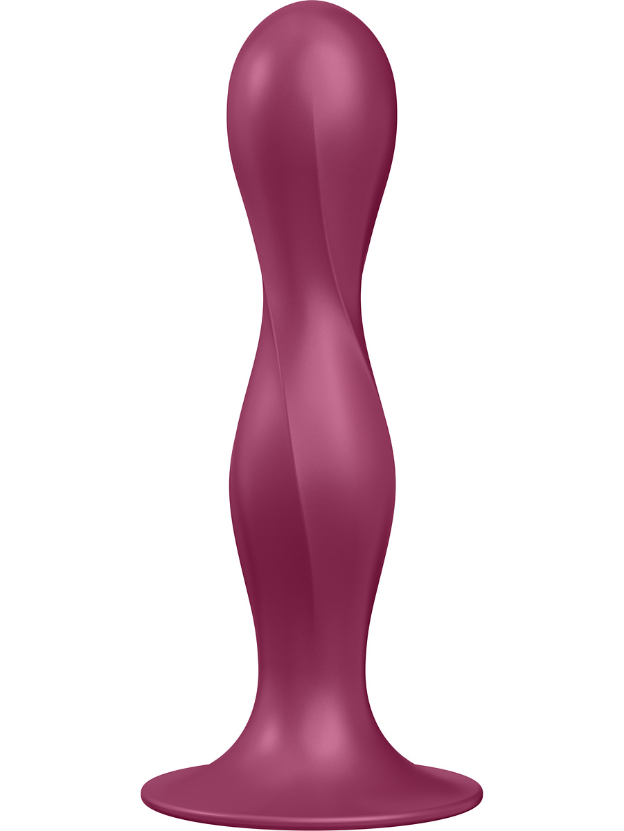 Satisfyer: Double Ball-R, Weighted Dildo, röd