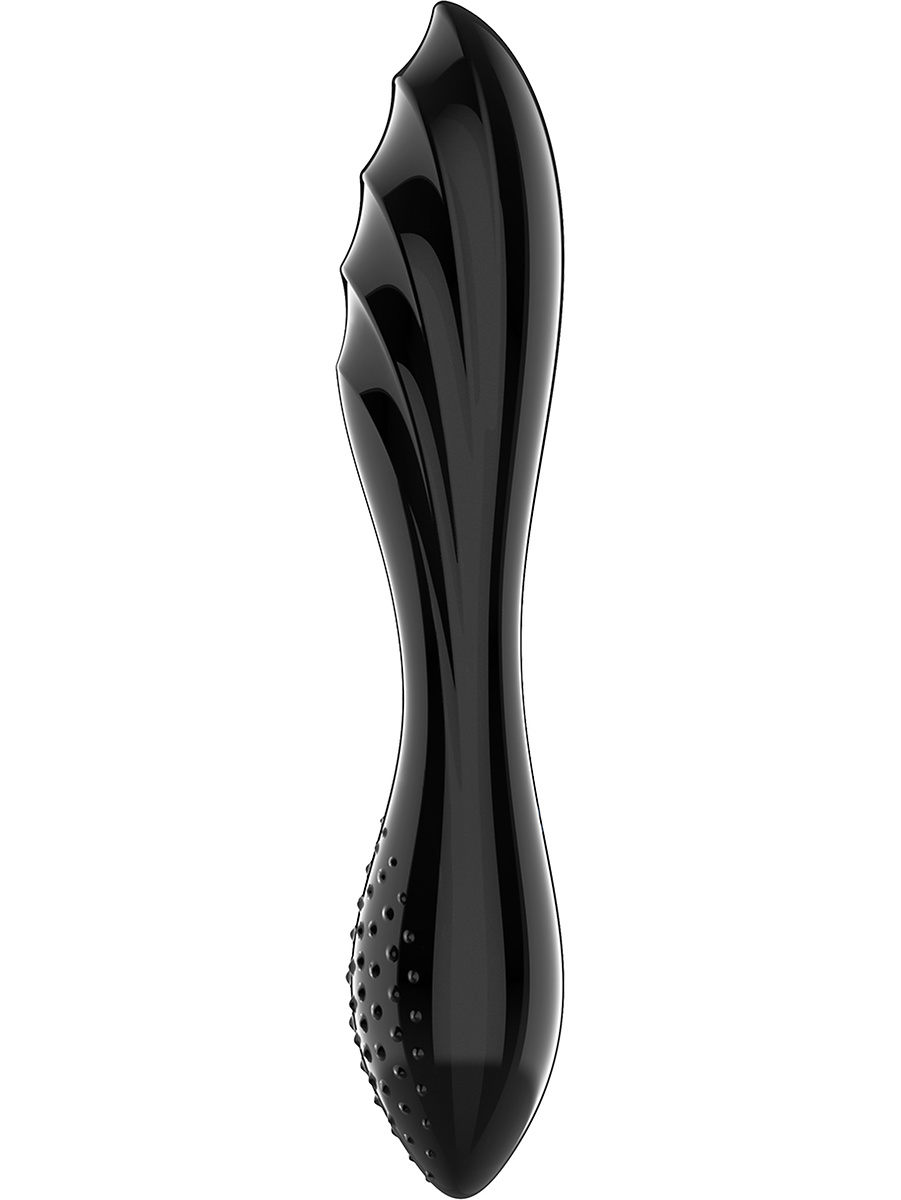 Satisfyer: Dazzling Crystal 1, Glass Dildo, svart |  | Intimast