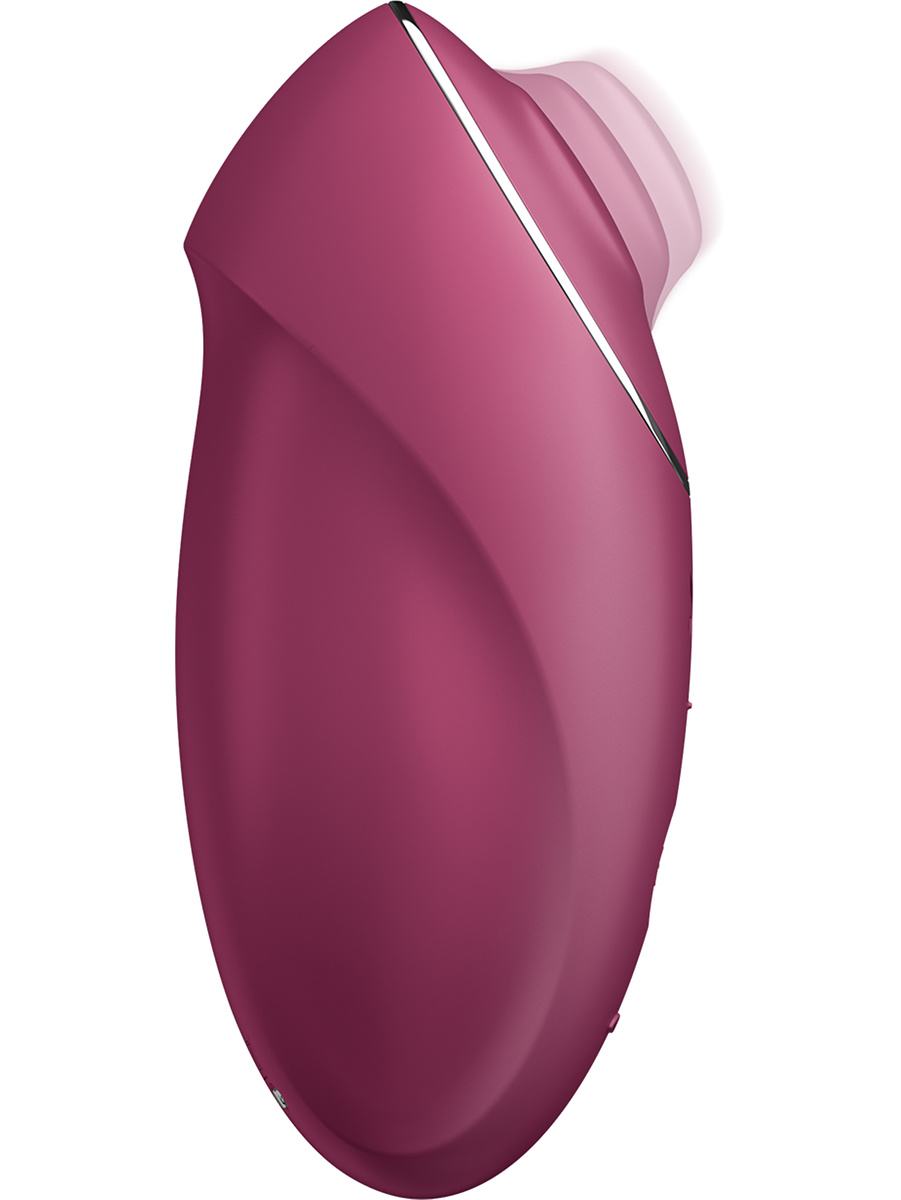 Satisfyer: Tap & Climax 1, Lay-On Vibrator, röd |  | Intimast