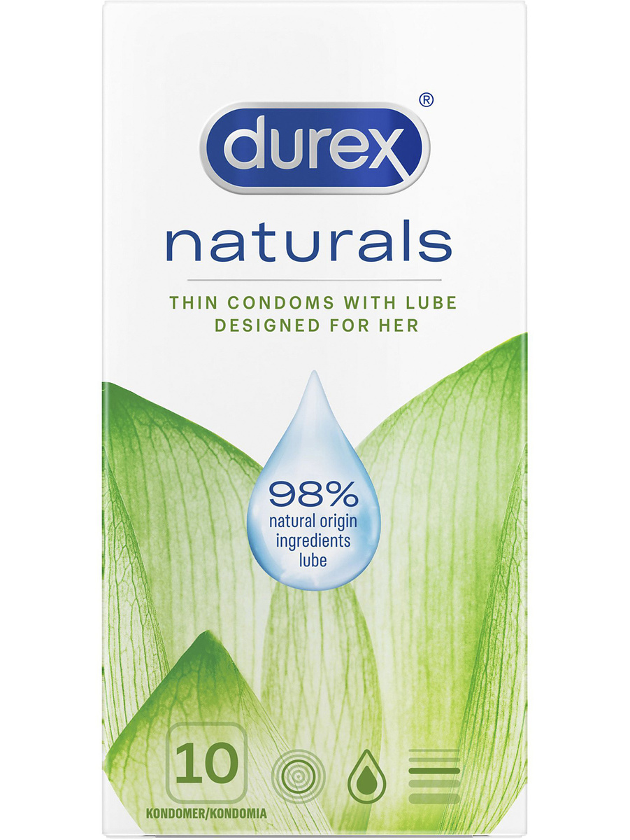 Durex: Naturals Condoms, 10-pack |  | Intimast
