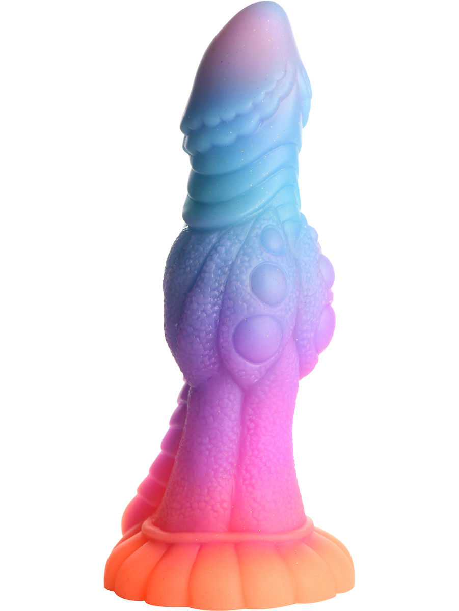 Creature Cocks: Galactic Cock, Alien Glow Silicone Dildo