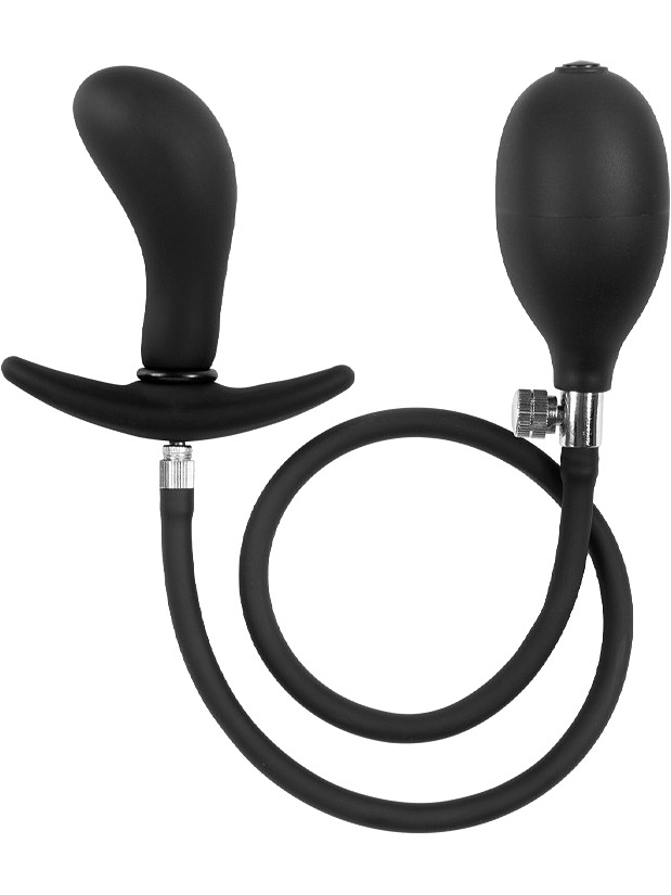 Rimba: Inflatable Curved Anal Plug with Pump |  | Intimast