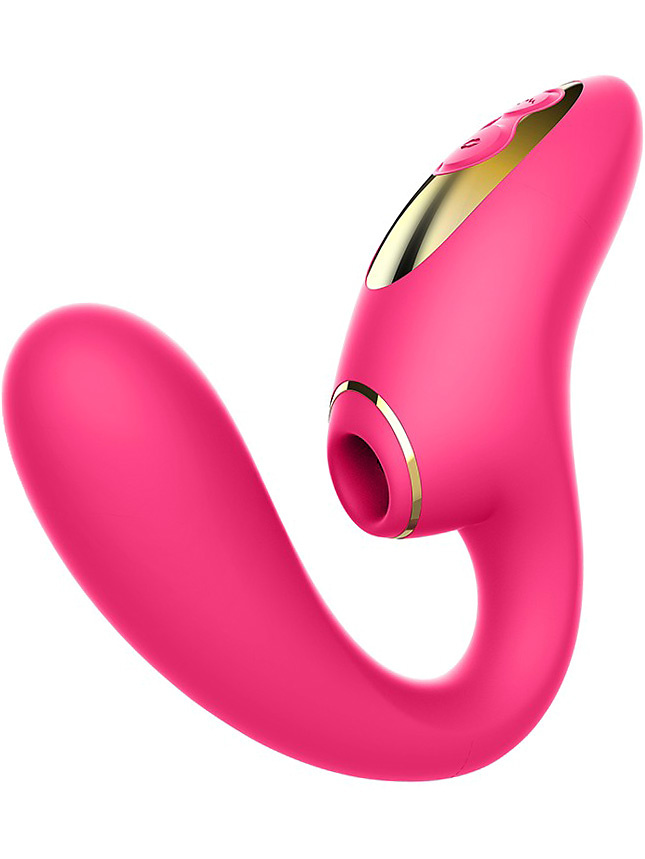 Kissen: Duende, Dual Orgasm Suction Vibrator |  | Intimast