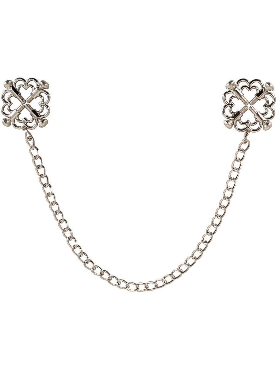Bad Kitty: Nipple Jewellery with Metal Chain |  | Intimast