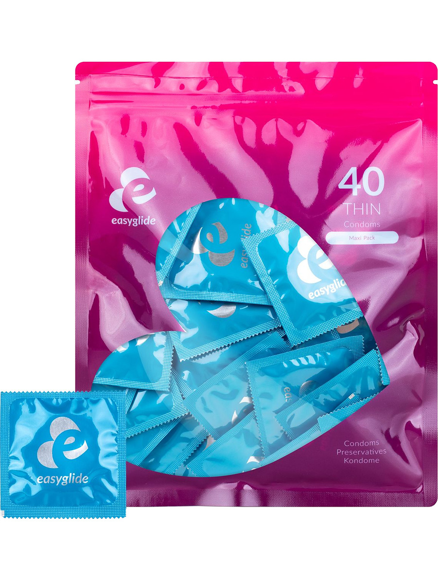 EasyGlide: Extra Thin Condoms, 40-pack |  | Intimast