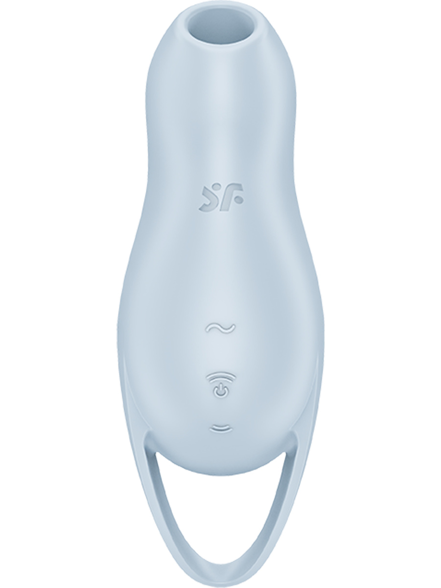 Satisfyer: Pocket Pro 1, Double Air Pulse Vibrator, blå