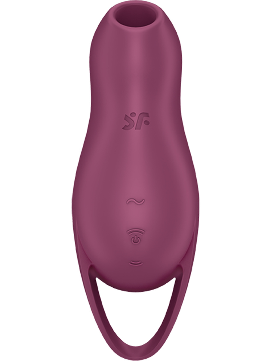Satisfyer: Pocket Pro 1, Double Air Pulse Vibrator, röd