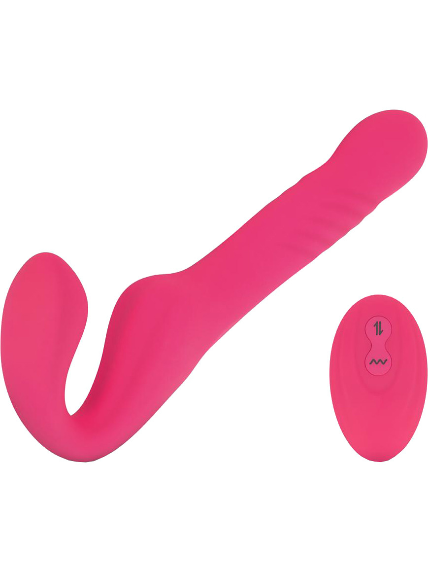 Teazers: Strapless Strap-On Vibrator, rosa |  | Intimast