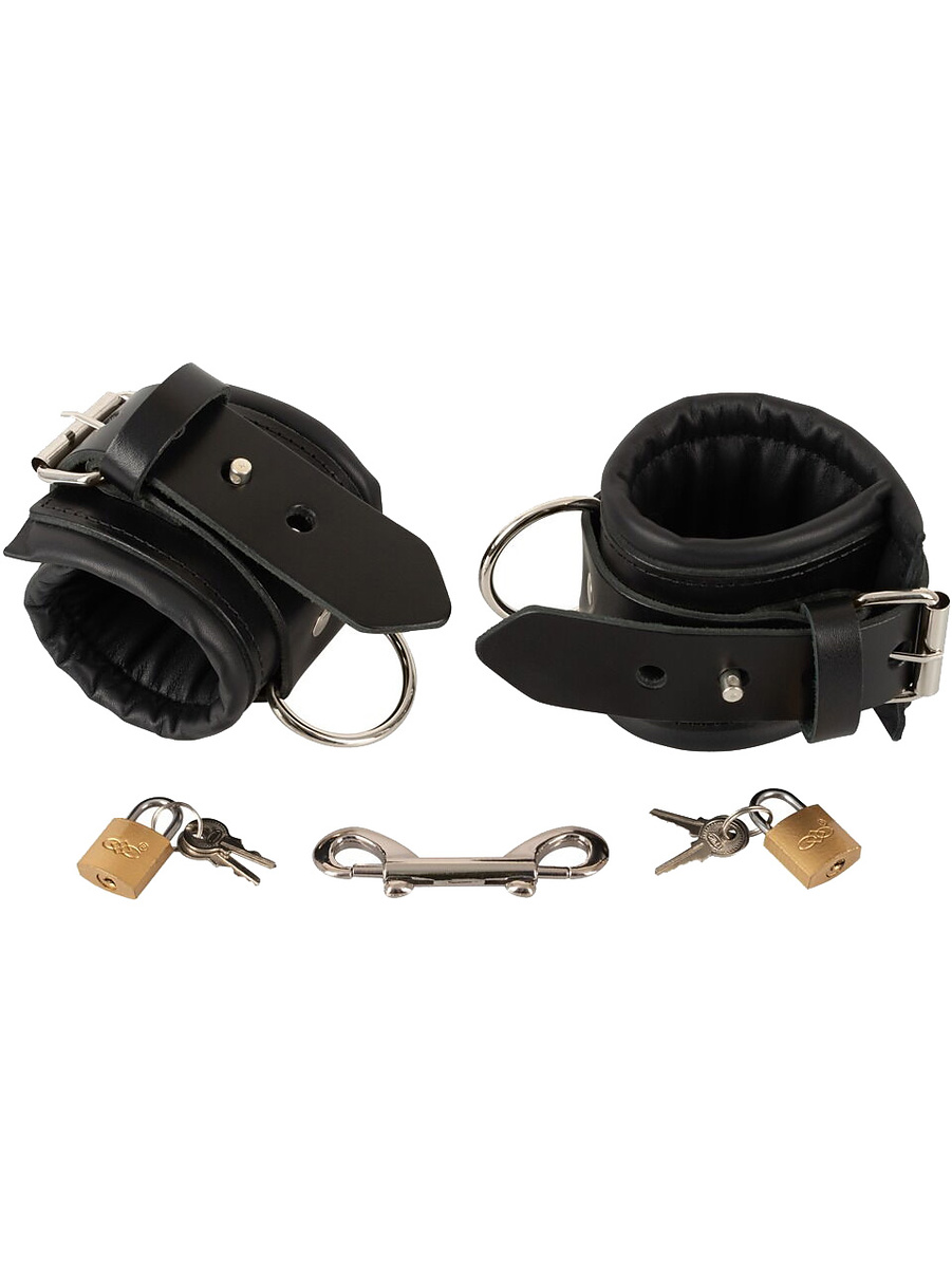 ZADO: Leather Handcuffs | Handbojor//Handbojor & Bondage | Intimast