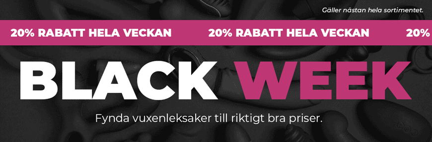 Black Week - 20% rabatt