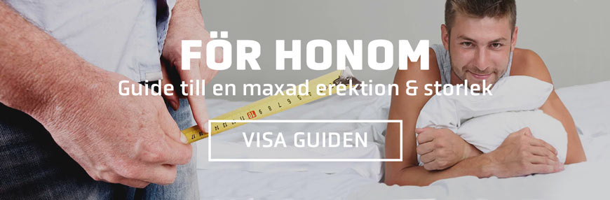 Maxad erektion och penisstorlek