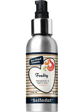 Belladot Fruity: Massage- och badolja, 100 ml