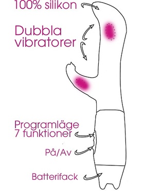 G-Spot Dual: Vibrator, rosa