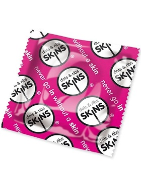 Skins Dots & Ribs: Kondomer, 12-pack