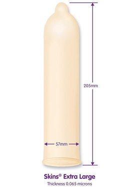 Skins Extra Large: Kondomer, 12-pack