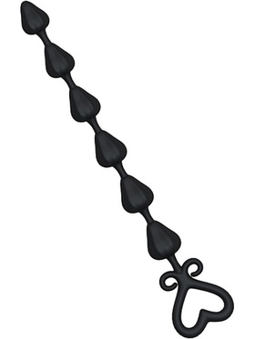 Mylovey: Silicone Anal Beads, svart