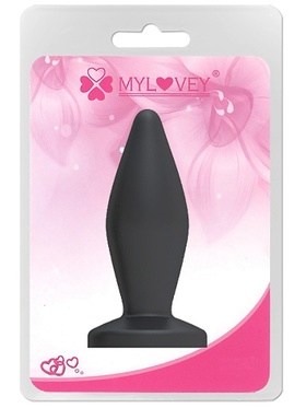 Mylovey: Silicone Plug Liten, svart