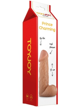 Prince Charming: Realistisk Dildo, 15 cm