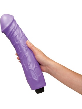 Queeny Love: Giant Lover Dildovibrator, 33 cm, lila