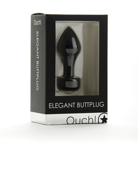 Ouch!: Elegant Buttplug, svart