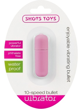 Shots Toys: Bullet Vibrator, 10 Speed, rosa