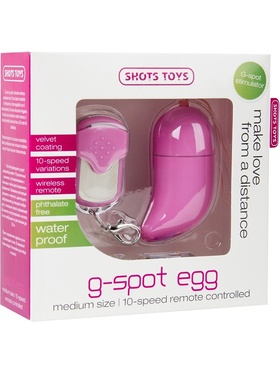 Shots Toys: G-Spot Egg, medium, rosa