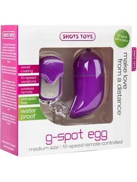 Shots Toys: G-Spot Egg, medium, lila