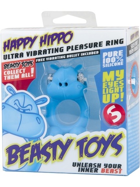 Shots Toys: Happy Hippo, Vibrerande Penisring