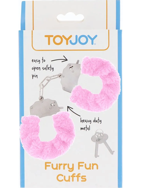 Toy Joy: Furry Fun Cuffs Plush, rosa