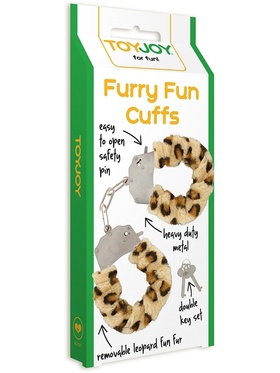 Toy Joy: Furry Fun Cuffs Plush, leopard