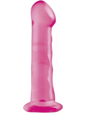 Pipedream Basix: Dong med Sugkopp, 17 cm, rosa