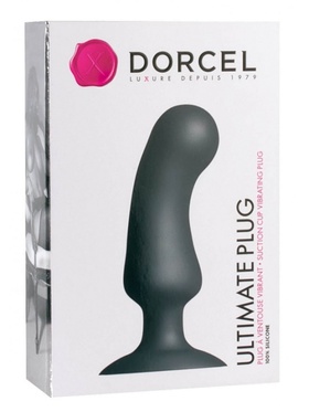 Marc Dorcel: Vibrating Ultimate Plug, svart