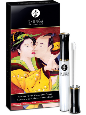 Shunga: Divine Oral Pleasure Gloss, Sparkling Strawberry Wine