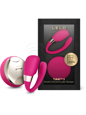 LELO: Tiani 3, Remote Couples Massager, cerise