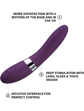 LELO: Elise 2, Dual-Powered Massager, lila